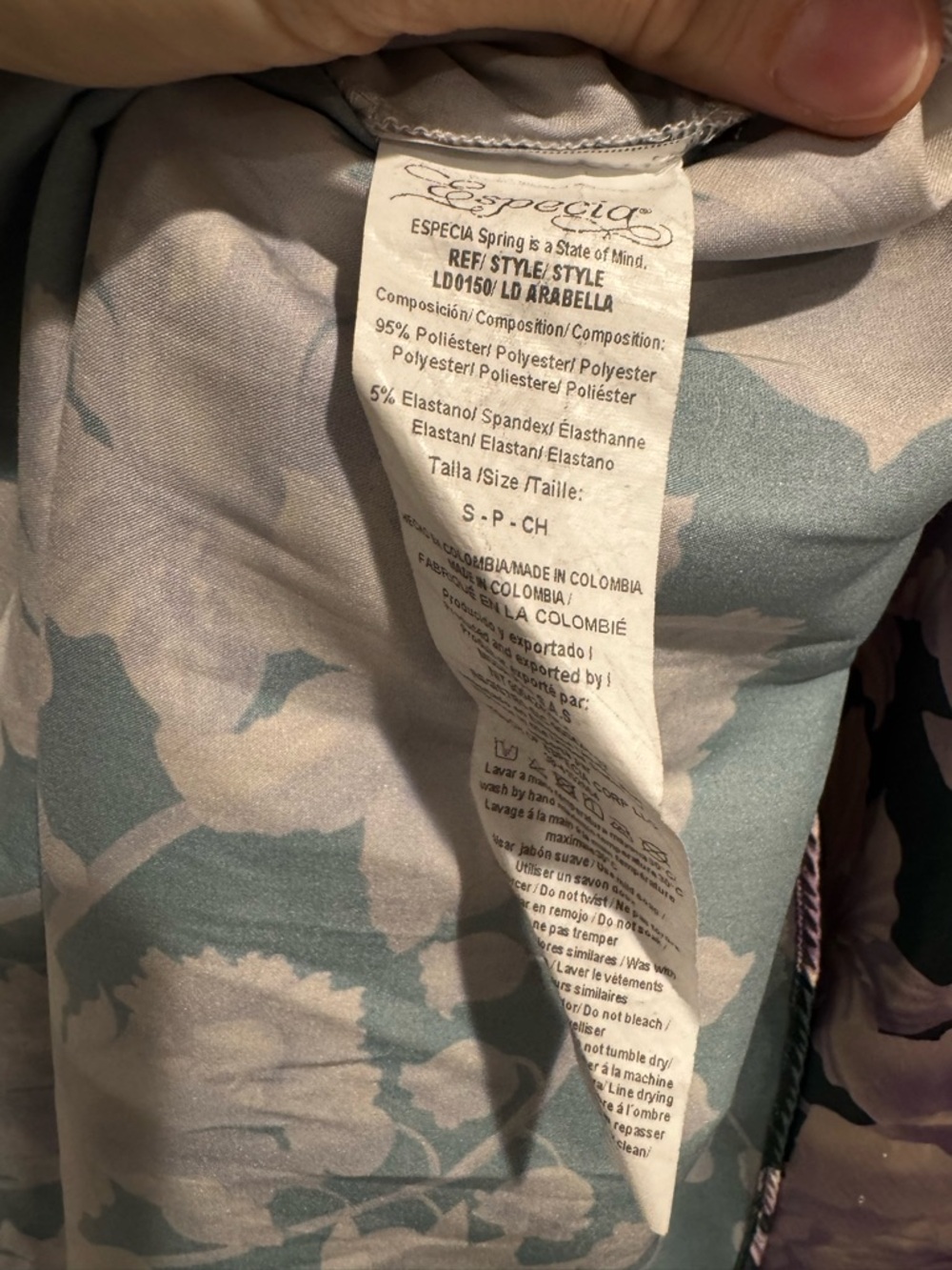 Especia purple green floral Arabella Printed Maxi Dress - Picture 8 of 13